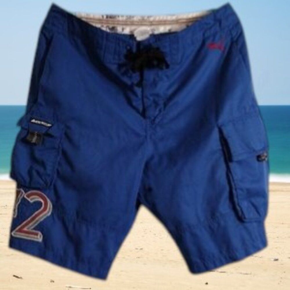 Puma Men's Cargo Shorts in Vibrant Blue